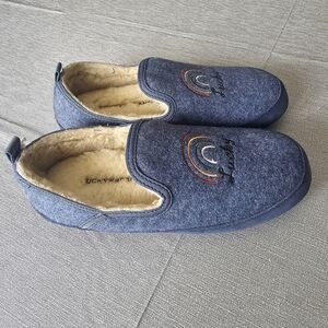 Lucky Brand Blue Slippers Hard Bottom Shoes Size 5.5 Medium Slip On